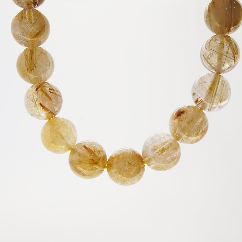 Golden Rutilated Quartz 10mm - Gaea | Crystal Jewelry & Gemstones (Manila, Philippines)