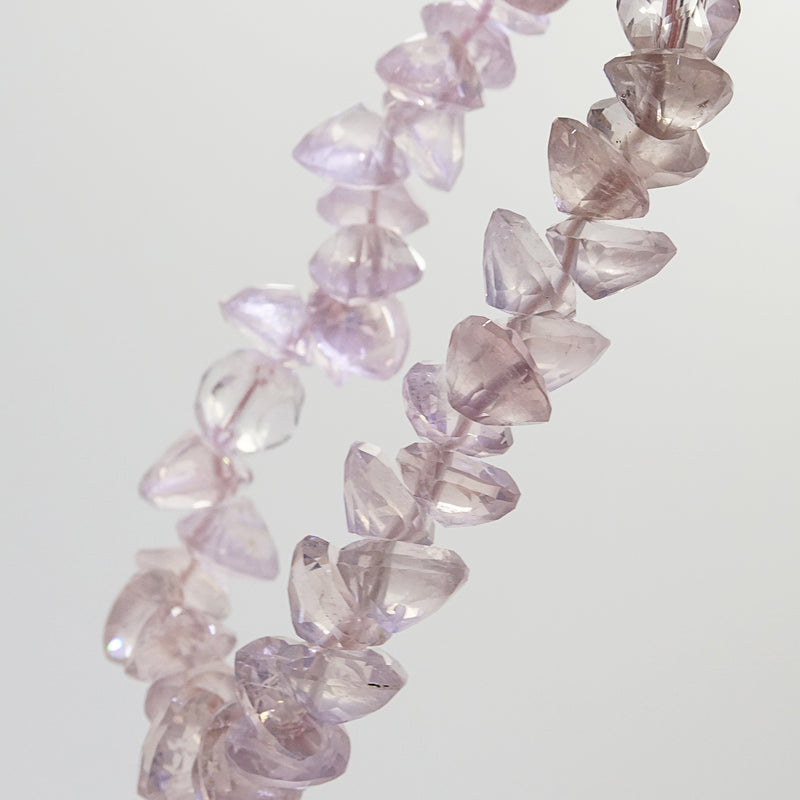 Gem-Grade Rose Quartz Faceted Heart Briolette - Gaea | Crystal Jewelry & Gemstones (Manila, Philippines)
