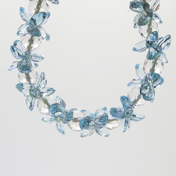 A-Grade Blue Topaz Faceted Florette - Gaea | Crystal Jewelry & Gemstones (Manila, Philippines)