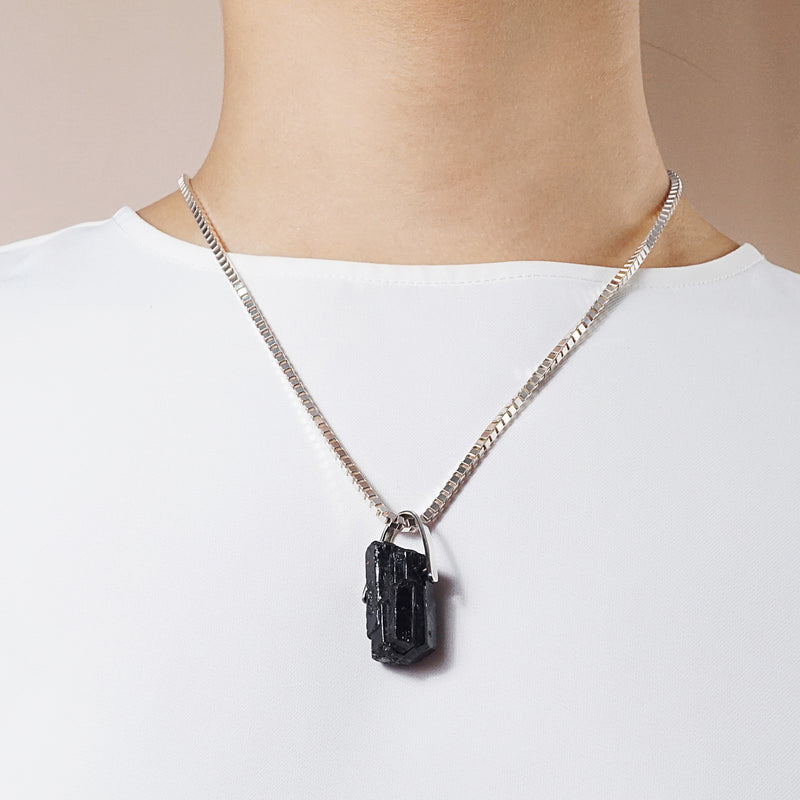 Raw Black Tourmaline (M) - Gaea | Crystal Jewelry & Gemstones (Manila, Philippines)