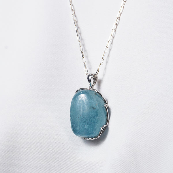 Aquamarine Tumble (L) - Gaea | Crystal Jewelry & Gemstones (Manila, Philippines)