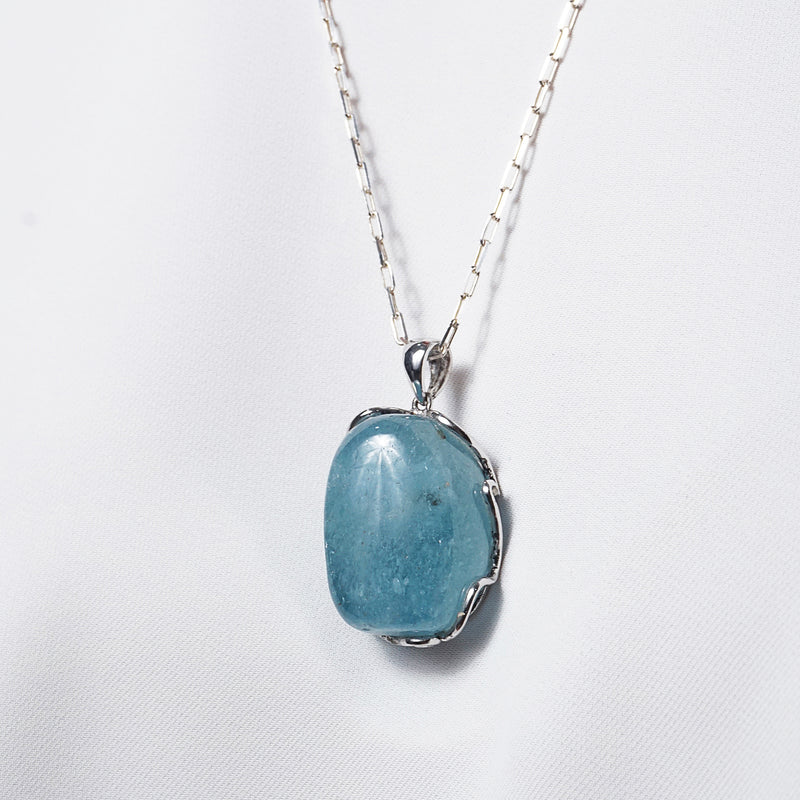Aquamarine Tumble (L) - Gaea | Crystal Jewelry & Gemstones (Manila, Philippines)