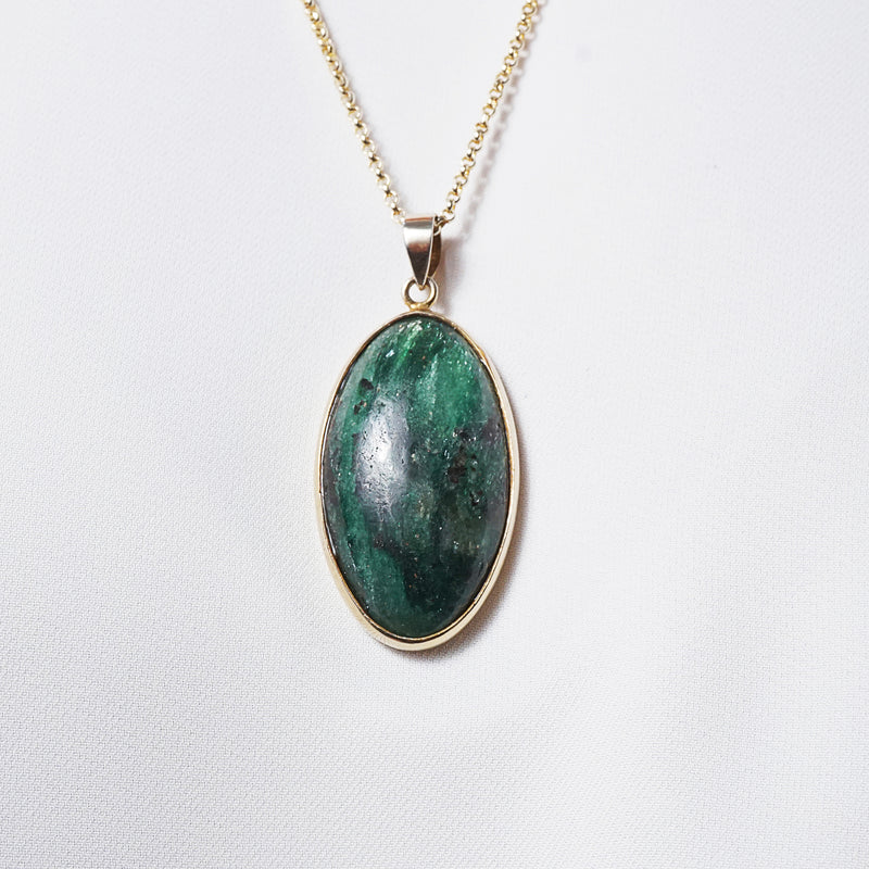 Chrome Diopside Oval - Gaea | Crystal Jewelry & Gemstones (Manila, Philippines)