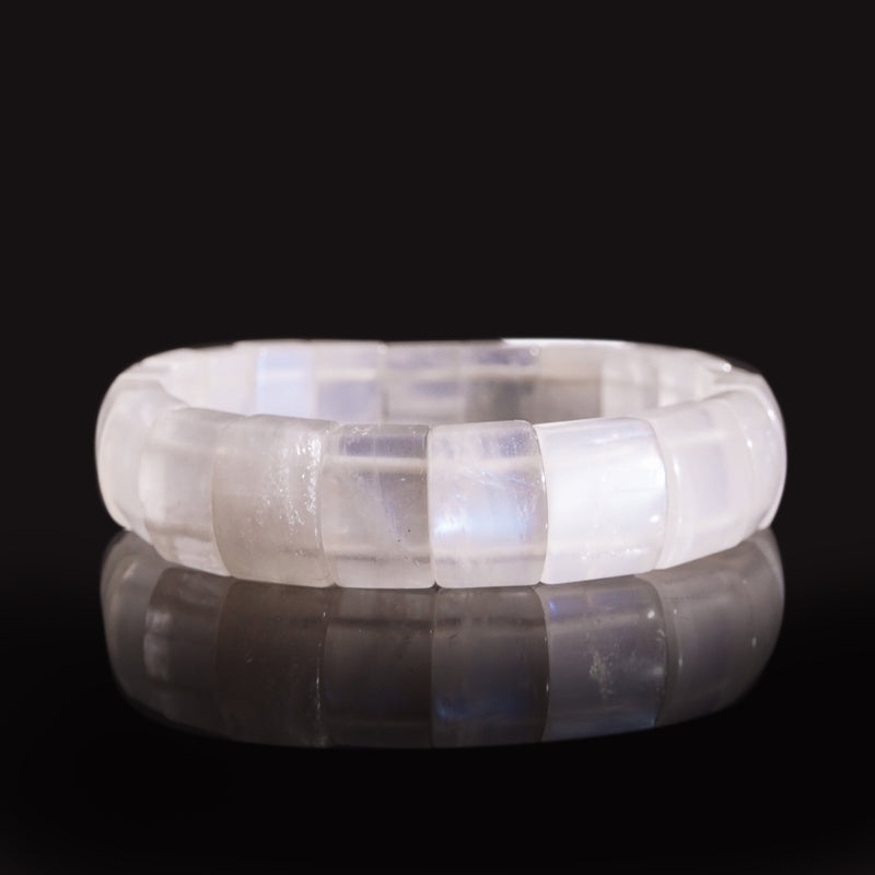 Rainbow Moonstone Bangle (M) - Gaea | Crystal Jewelry & Gemstones (Manila, Philippines)