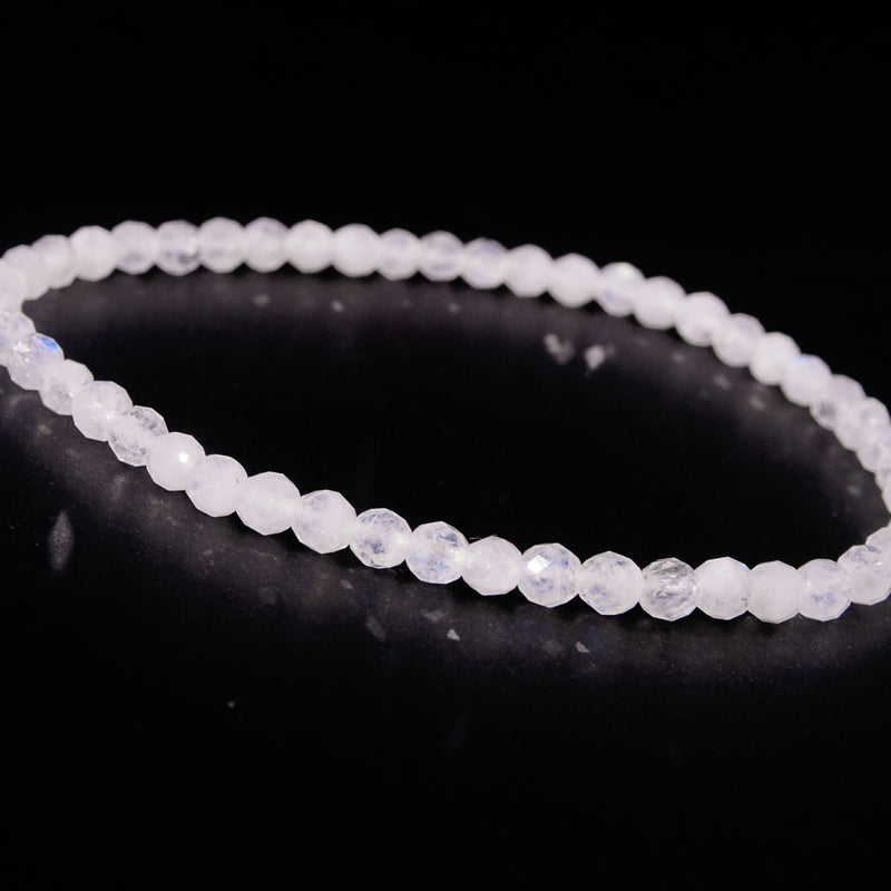 A-Grade Rainbow Moonstone Faceted 4mm - Gaea | Crystal Jewelry & Gemstones (Manila, Philippines)