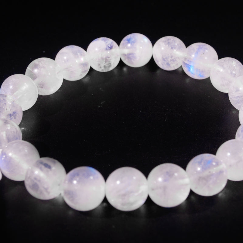 AA-Grade Rainbow Moonstone 9mm - Gaea