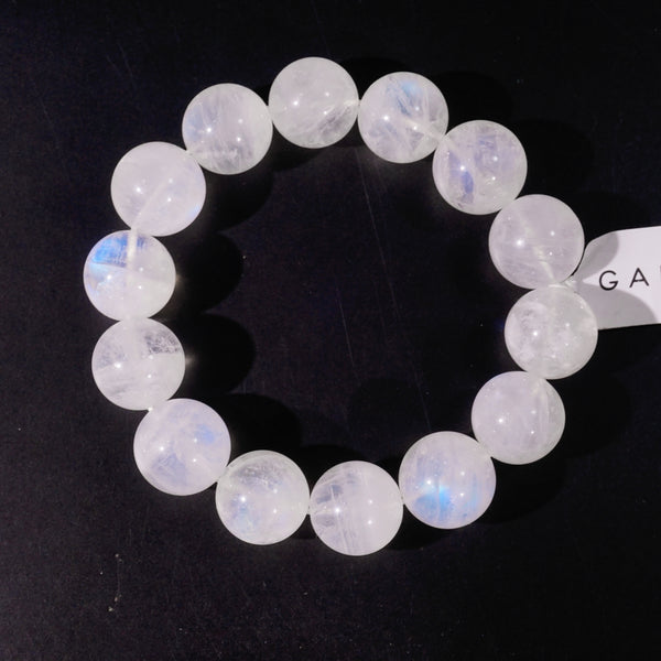 AA-Grade Rainbow Moonstone 14mm - Gaea