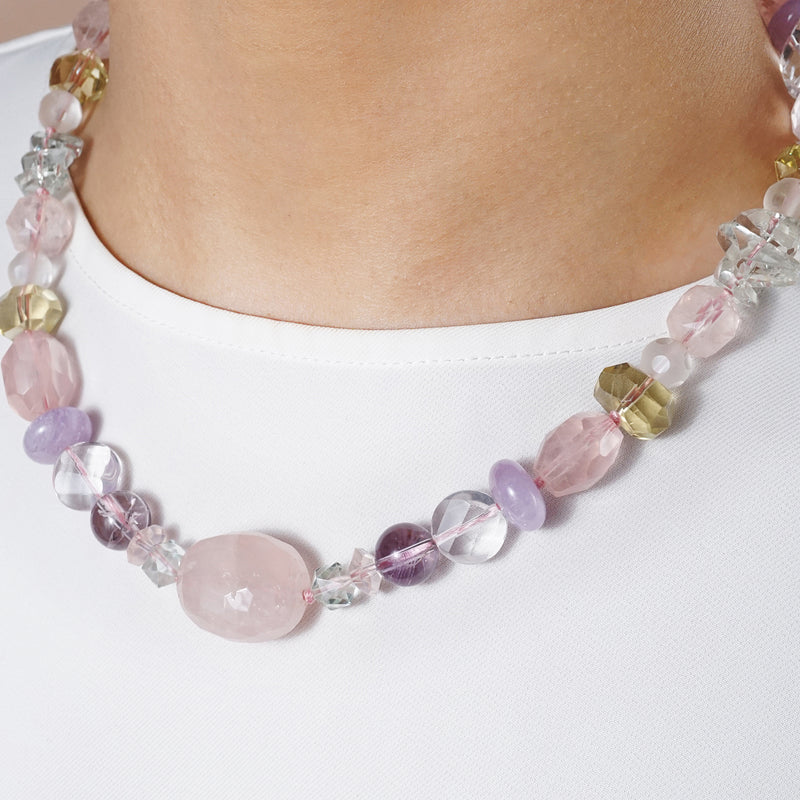 Rose Quartz, Lemon Quartz, Prasiolite, Clear Quartz, Amethyst - Gaea | Crystal Jewelry & Gemstones (Manila, Philippines)