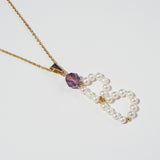 Les Initiales - Personalized Initial Necklace in Freshwater Pearl - Gaea