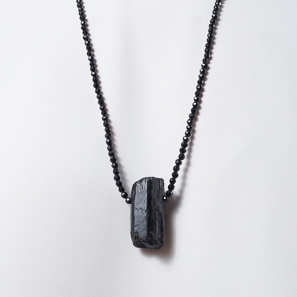 All Black Tourmaline (Long) - Gaea | Crystal Jewelry & Gemstones (Manila, Philippines)