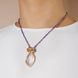 A-Grade Rose Quartz with Amethyst - Gaea | Crystal Jewelry & Gemstones (Manila, Philippines)