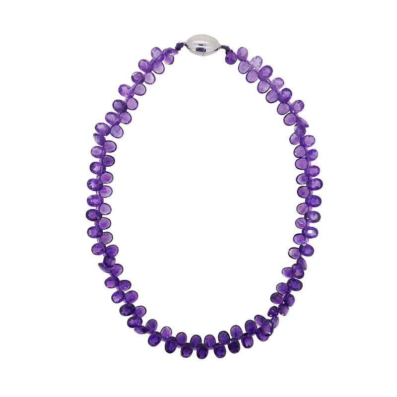 Gem-Grade Amethyst Ovals Briolette - Gaea