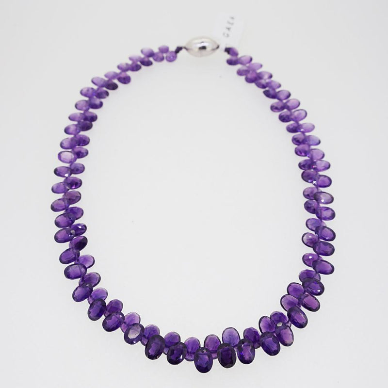 Gem-Grade Amethyst Ovals Briolette - Gaea