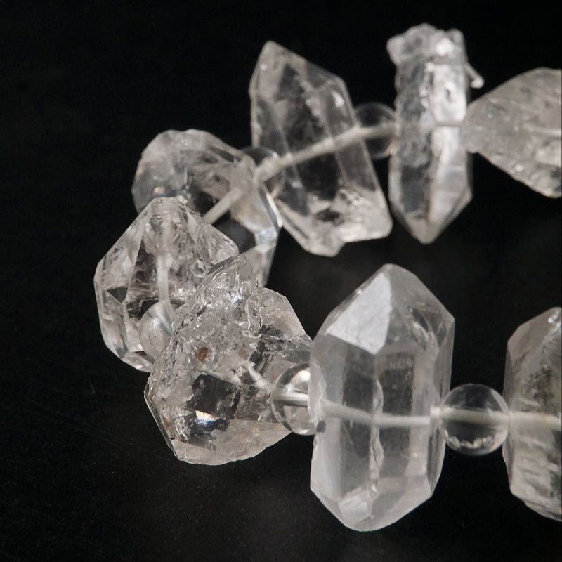 Herkimer Diamond and Clear Quartz (L) - Gaea | Crystal Jewelry & Gemstones (Manila, Philippines)