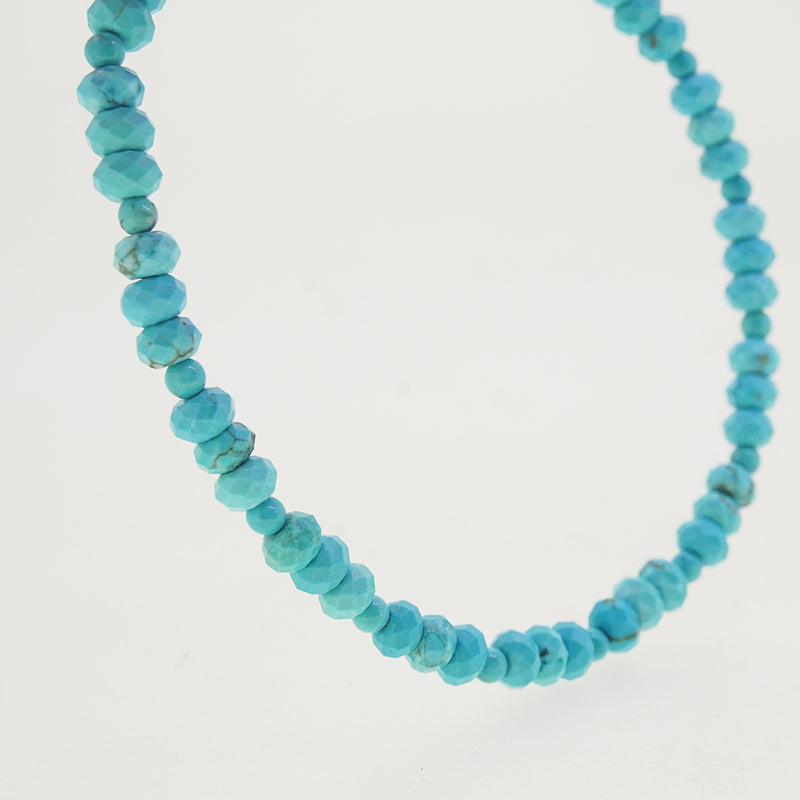 Turquoise Faceted Rondelle 4mm - Gaea | Crystal Jewelry & Gemstones (Manila, Philippines)