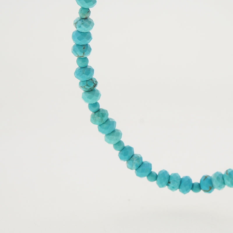 Turquoise Faceted Rondelle 4mm - Gaea | Crystal Jewelry & Gemstones (Manila, Philippines)