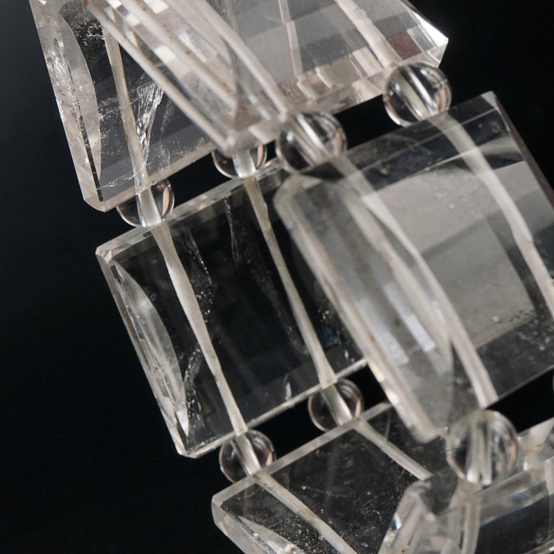 Clear Quartz Square Bangle - Gaea | Crystal Jewelry & Gemstones (Manila, Philippines)