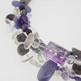 Multi-Strand Labradorite, Tanzanite, Amethyst, and Rainbow Moonstone - Gaea