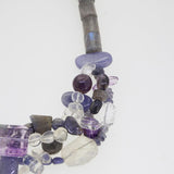 Multi-Strand Labradorite, Tanzanite, Amethyst, and Rainbow Moonstone - Gaea