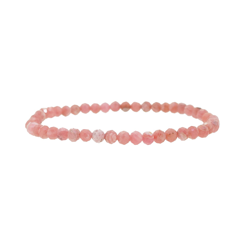 Rhodochrosite Faceted 4mm - Gaea | Crystal Jewelry & Gemstones (Manila, Philippines)