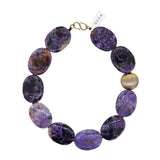 Flat Oval Charoite - Gaea
