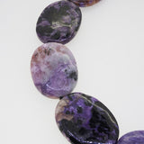 Flat Oval Charoite - Gaea