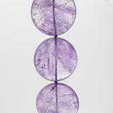 Lavender Amethyst Coin - Gaea