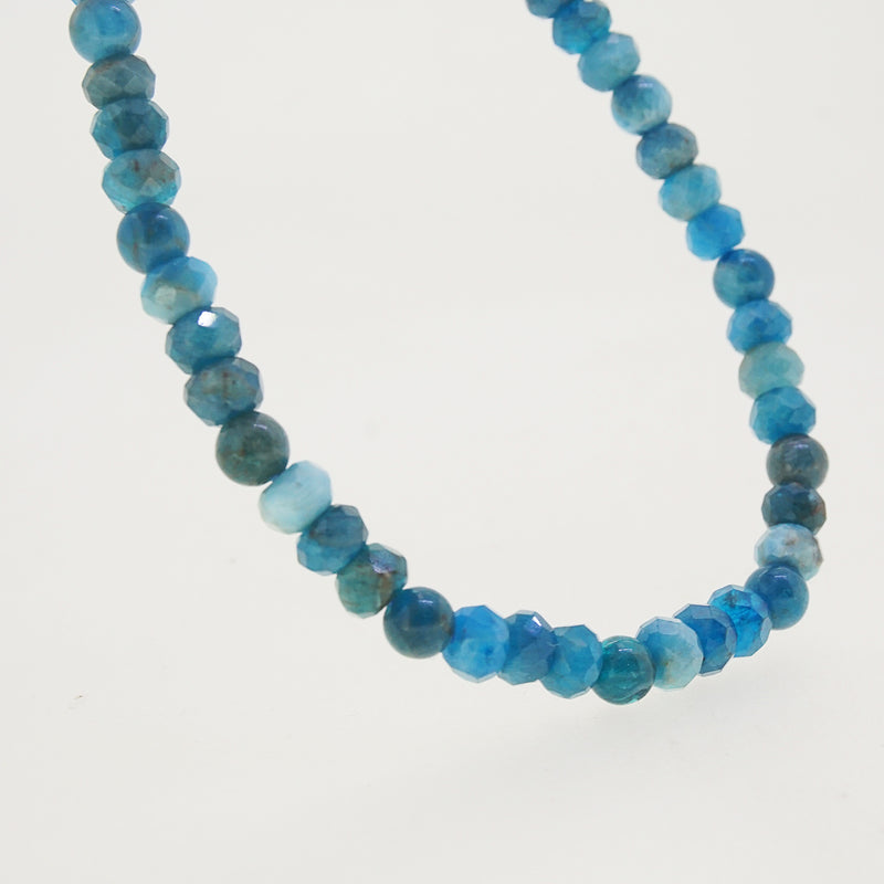 Madagascar Apatite Faceted Rondelle 5mm - Gaea | Crystal Jewelry & Gemstones (Manila, Philippines)