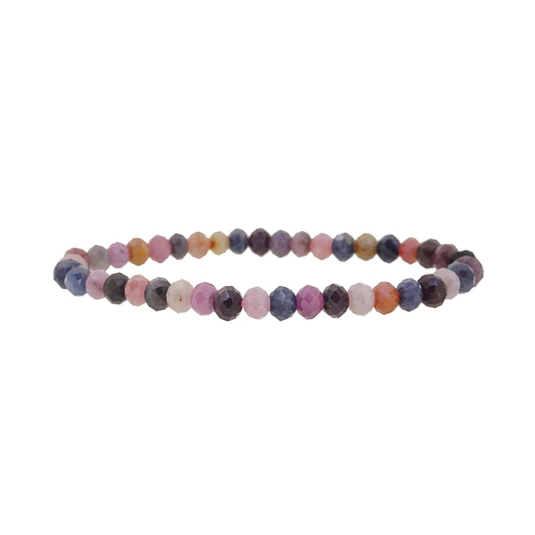 Multicolored Sapphire Faceted Rondelle - Gaea | Crystal Jewelry & Gemstones (Manila, Philippines)