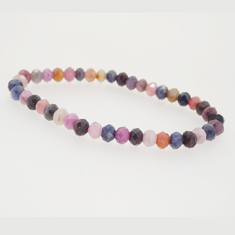 Multicolored Sapphire Faceted Rondelle - Gaea | Crystal Jewelry & Gemstones (Manila, Philippines)