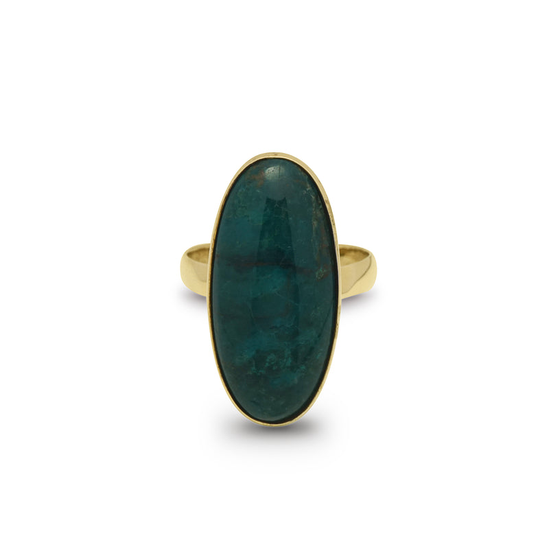 Chrysocolla Oval Cabochon - Gaea