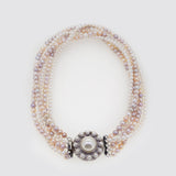 Multi-Strand Champagne and White Freshwater Pearls - Gaea