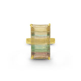 A-Grade Banded Green and Yellow Fluorite - Gaea