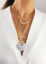 Freshwater Pearl with Aquamarine - Gaea | Crystal Jewelry & Gemstones (Manila, Philippines)