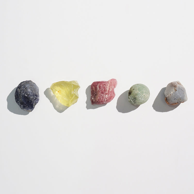 Premium Mixed Raw Crystals Specimen Set - Gaea