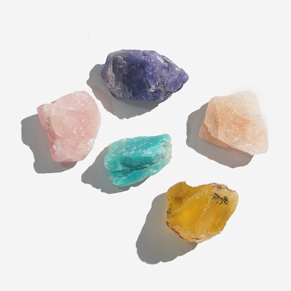 Premium Mixed Raw Crystals Specimen Set - Gaea