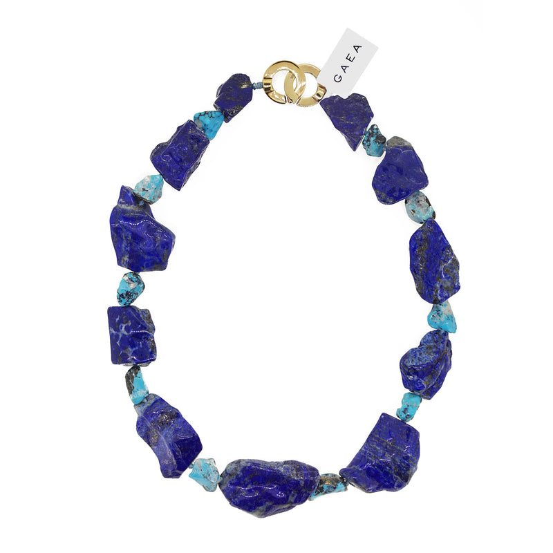 Lapis Lazuli and Sleeping Beauty Turquoise - Gaea