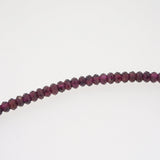 A-Grade Rhodolite Garnet Faceted Rondelle 4.5mm - Gaea | Crystal Jewelry & Gemstones (Manila, Philippines)