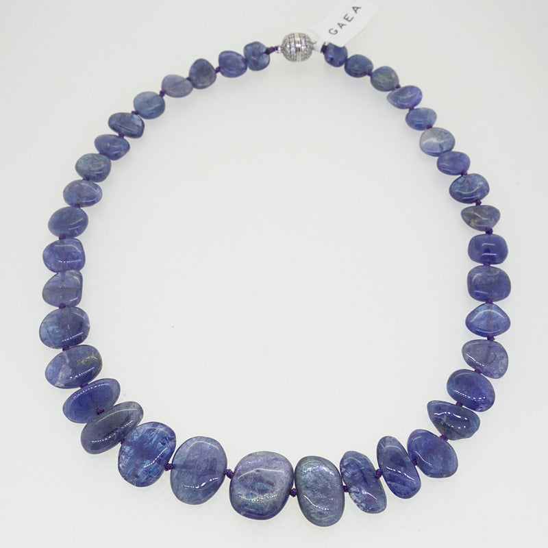 A-Grade Tanzanite Flat Tumble - Gaea