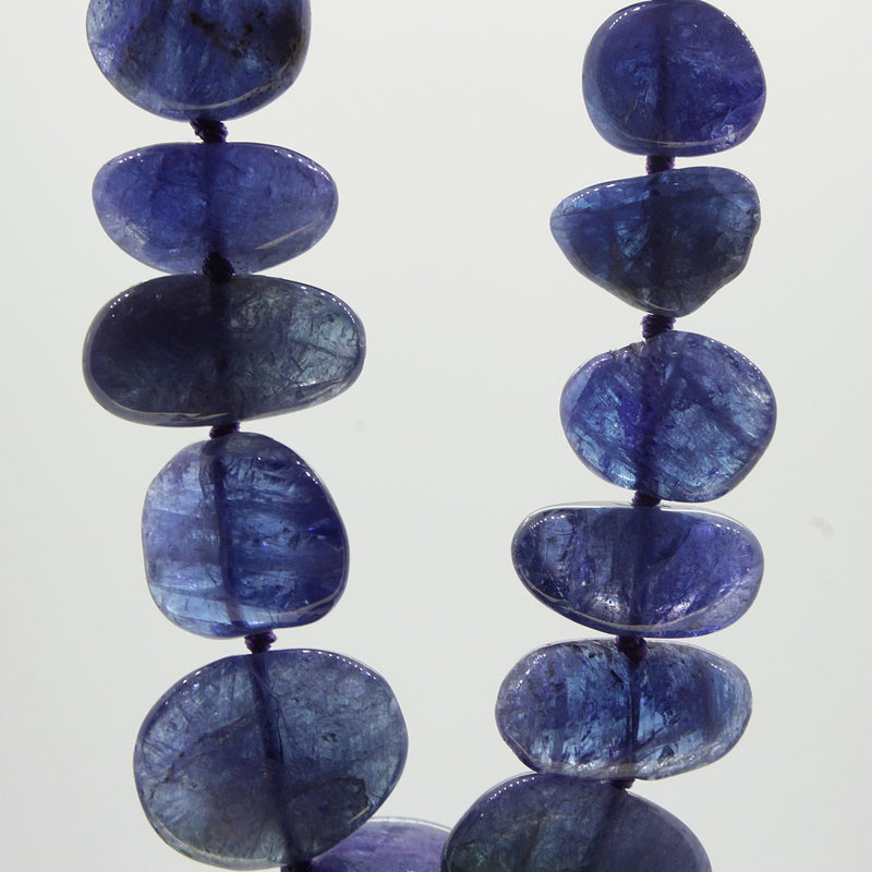 A-Grade Tanzanite Flat Tumble - Gaea