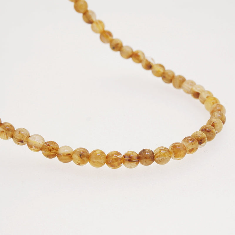 A-Grade Golden Rutilated Quartz 4mm - Gaea | Crystal Jewelry & Gemstones (Manila, Philippines)