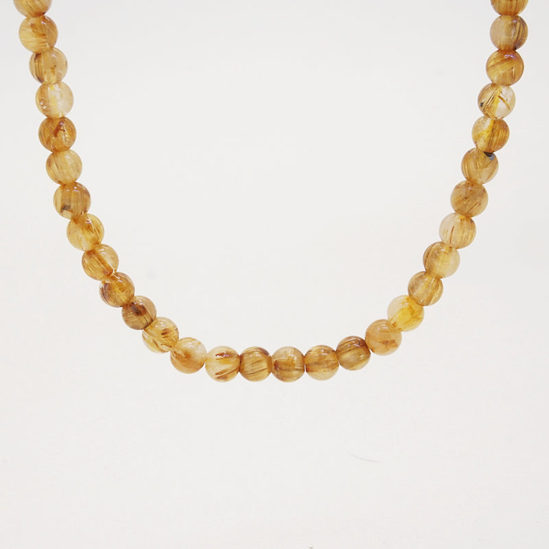 A-Grade Golden Rutilated Quartz 4mm - Gaea | Crystal Jewelry & Gemstones (Manila, Philippines)