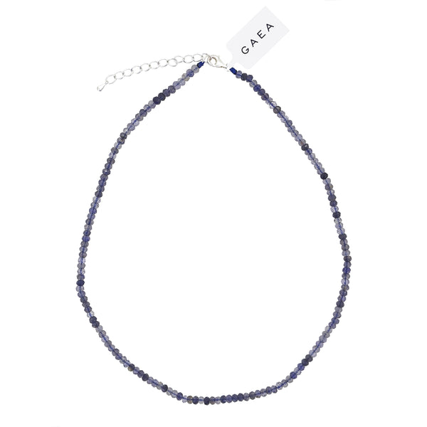 Iolite Faceted Rondelle 4mm - Gaea | Crystal Jewelry & Gemstones (Manila, Philippines)