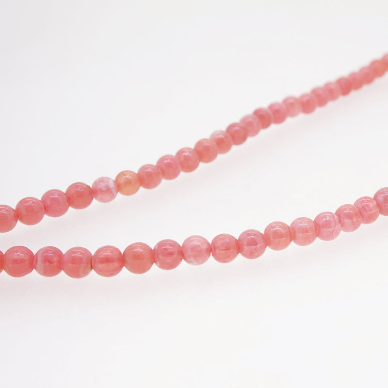 A-Grade Rhodochrosite 4mm - Gaea | Crystal Jewelry & Gemstones (Manila, Philippines)