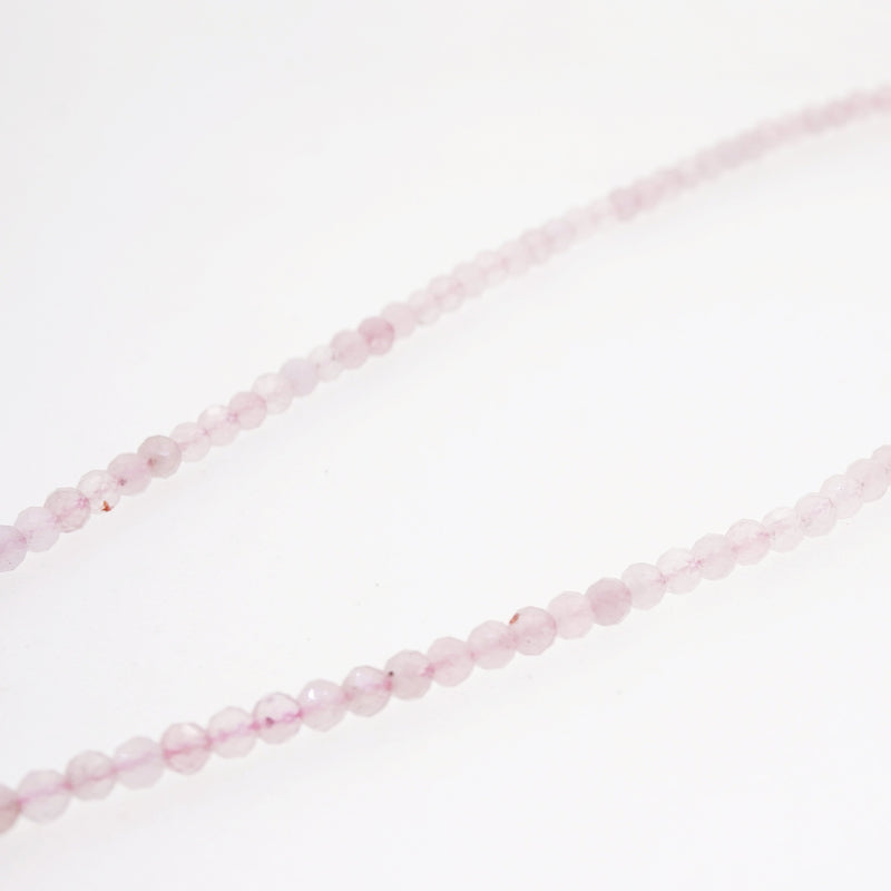 Madagascar Rose Quartz Faceted 3.5mm - Gaea | Crystal Jewelry & Gemstones (Manila, Philippines)