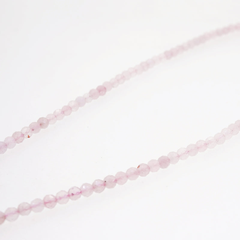 Madagascar Rose Quartz Faceted 3.5mm - Gaea | Crystal Jewelry & Gemstones (Manila, Philippines)