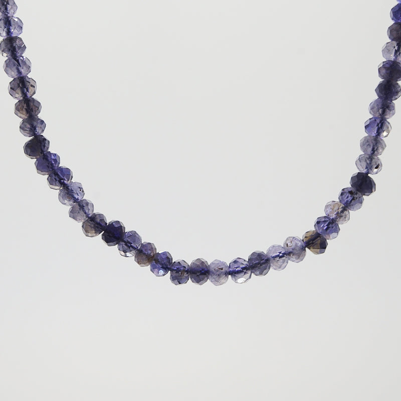 Iolite Faceted Rondelle 5mm - Gaea | Crystal Jewelry & Gemstones (Manila, Philippines)