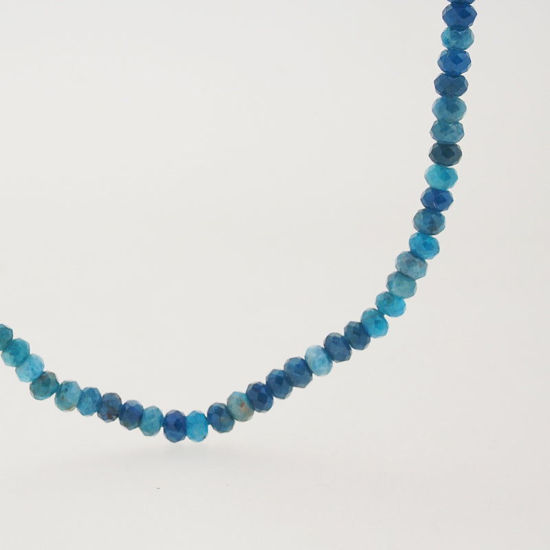 Madagascar Apatite Faceted Rondelle 4mm - Gaea | Crystal Jewelry & Gemstones (Manila, Philippines)