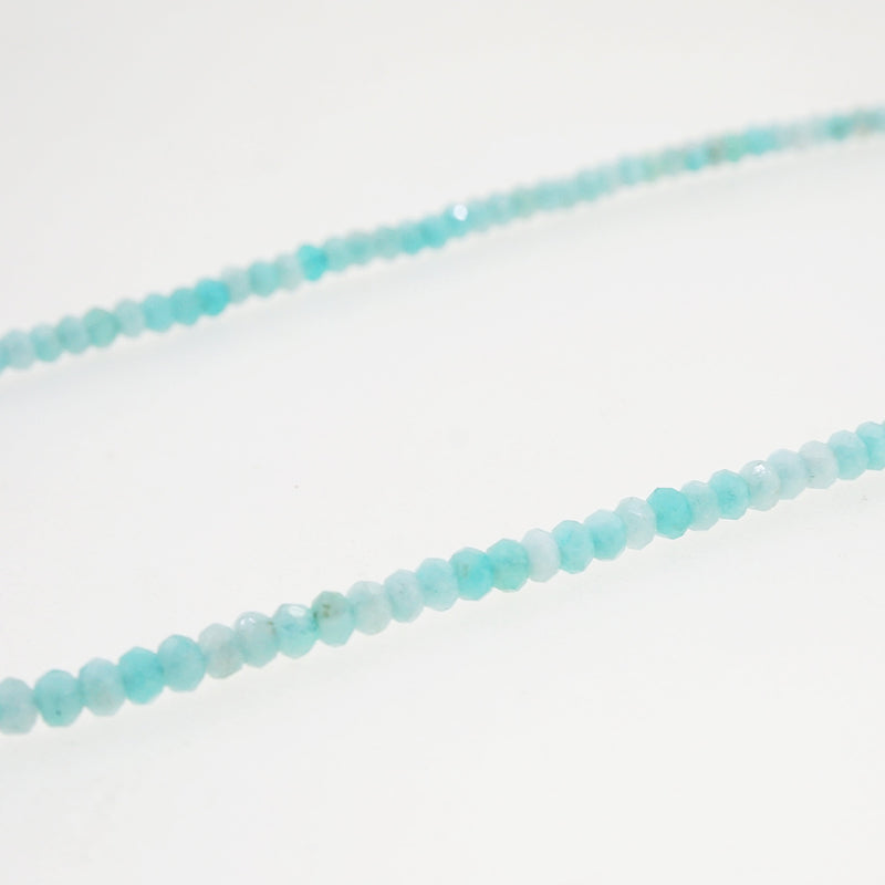 Amazonite Faceted Rondelle 4.5mm - Gaea | Crystal Jewelry & Gemstones (Manila, Philippines)