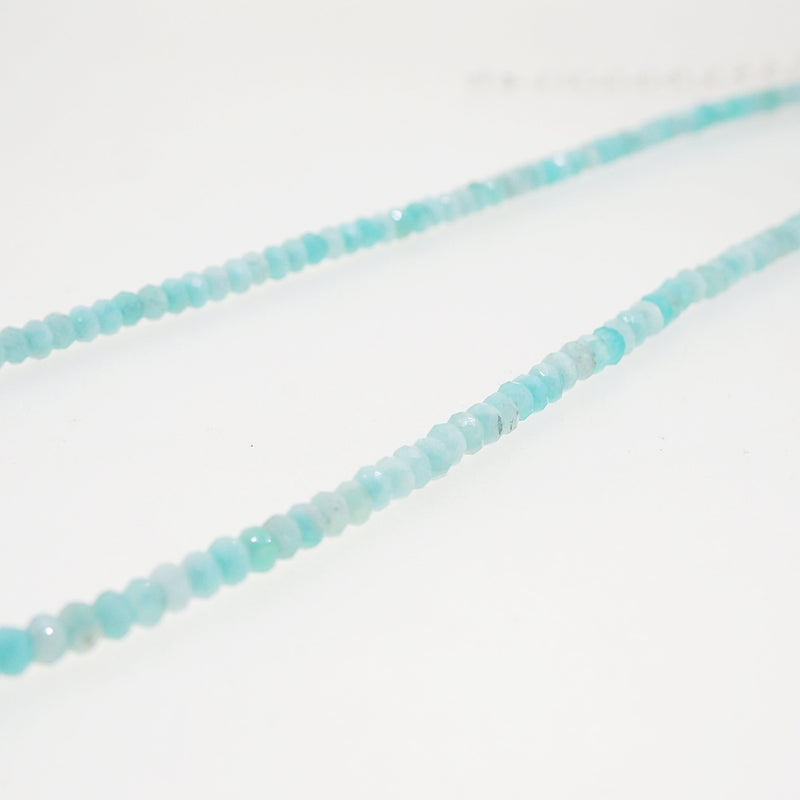 Amazonite Faceted Rondelle 4.5mm - Gaea | Crystal Jewelry & Gemstones (Manila, Philippines)